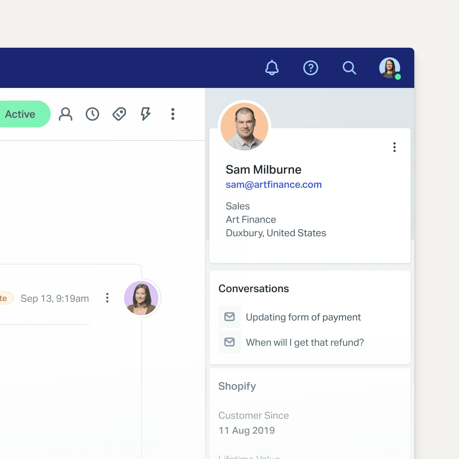 Inbox-Accordion-CustomerData