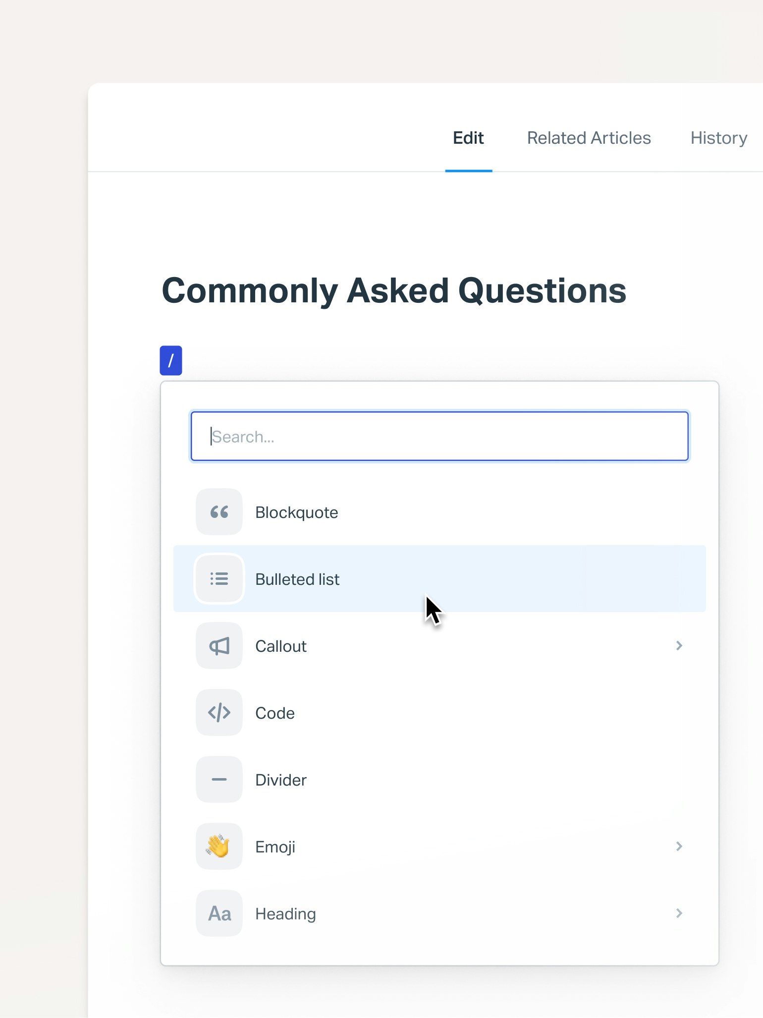 KnowledgeBase-Accordion-Build