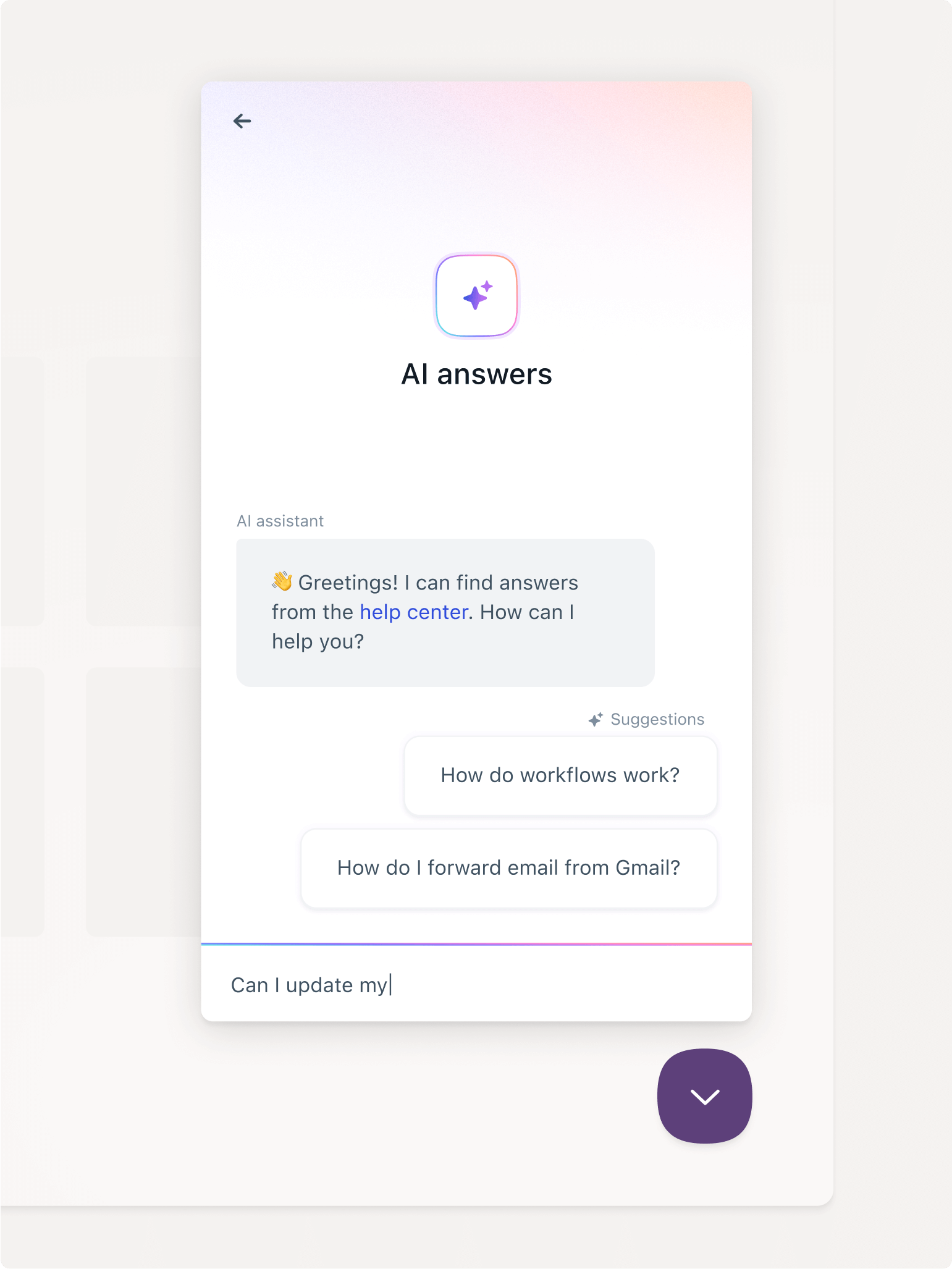 Self Service - Image - AI Answers