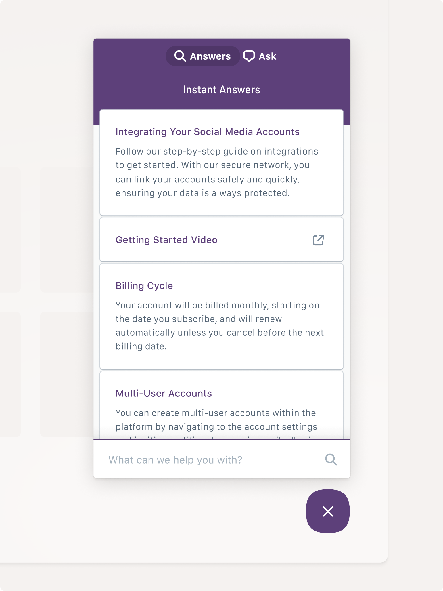 Self Service - Image - Docs in Beacon