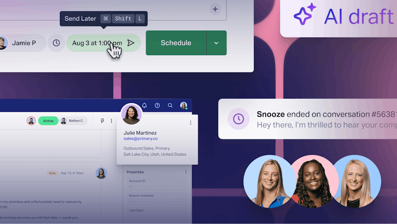 New in the Queue: AI Drafts, Snooze, and Send Later