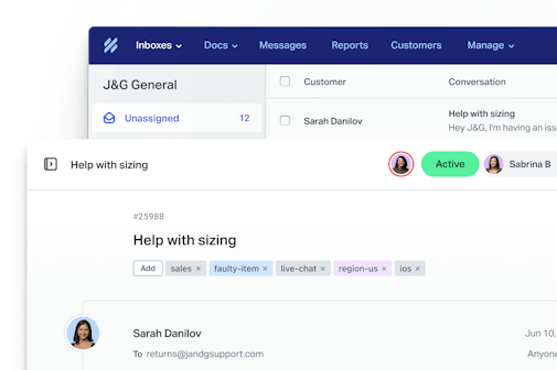 Collaborative email support software