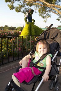 Emma With Her Matching Ex-Fix Cover… At Disney