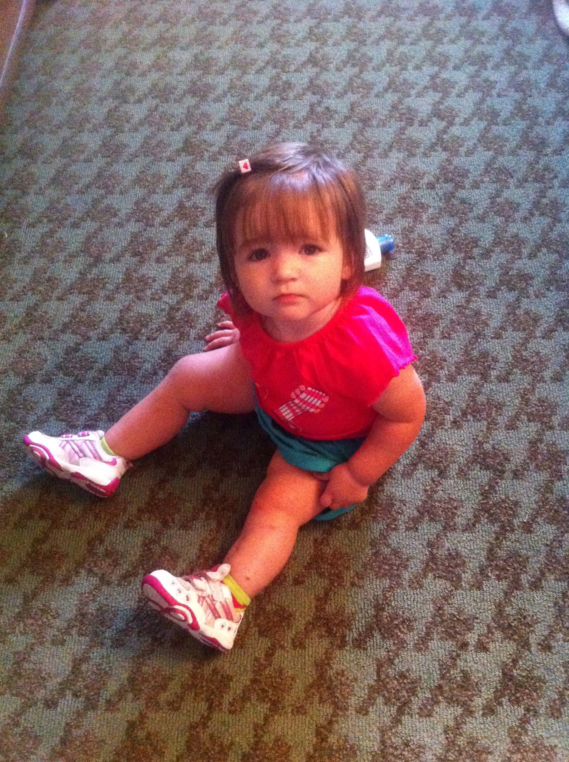 Emma in her new shoes!